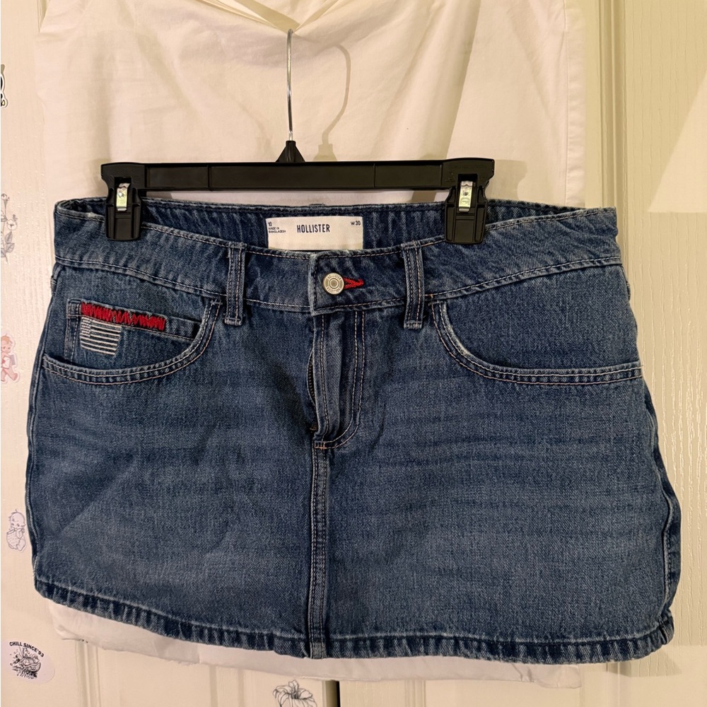 Hollister Classic Blue Mini Skirt